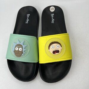 Men’s Slide Sandals - Mint & Yellow